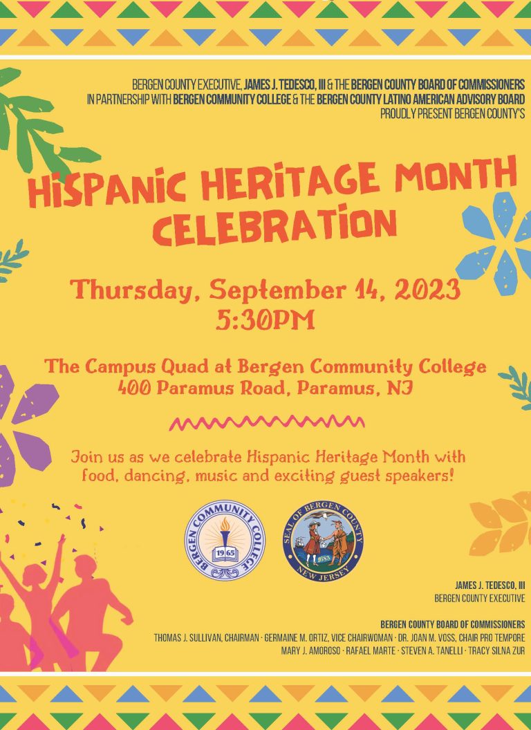 County & College to Host Joint Bergen Hispanic Heritage Month Celebration