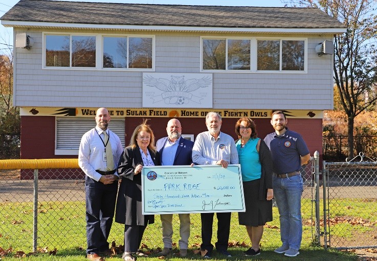 TEDESCO, COMMISSIONERS PRESENT $60K IN OPEN SPACE FUNDING TO BOROUGH OF PARK RIDGE