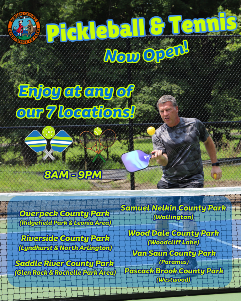 PICKLEBALL & TENNIS COURTS NOW OPEN FOR 2025 SEASON