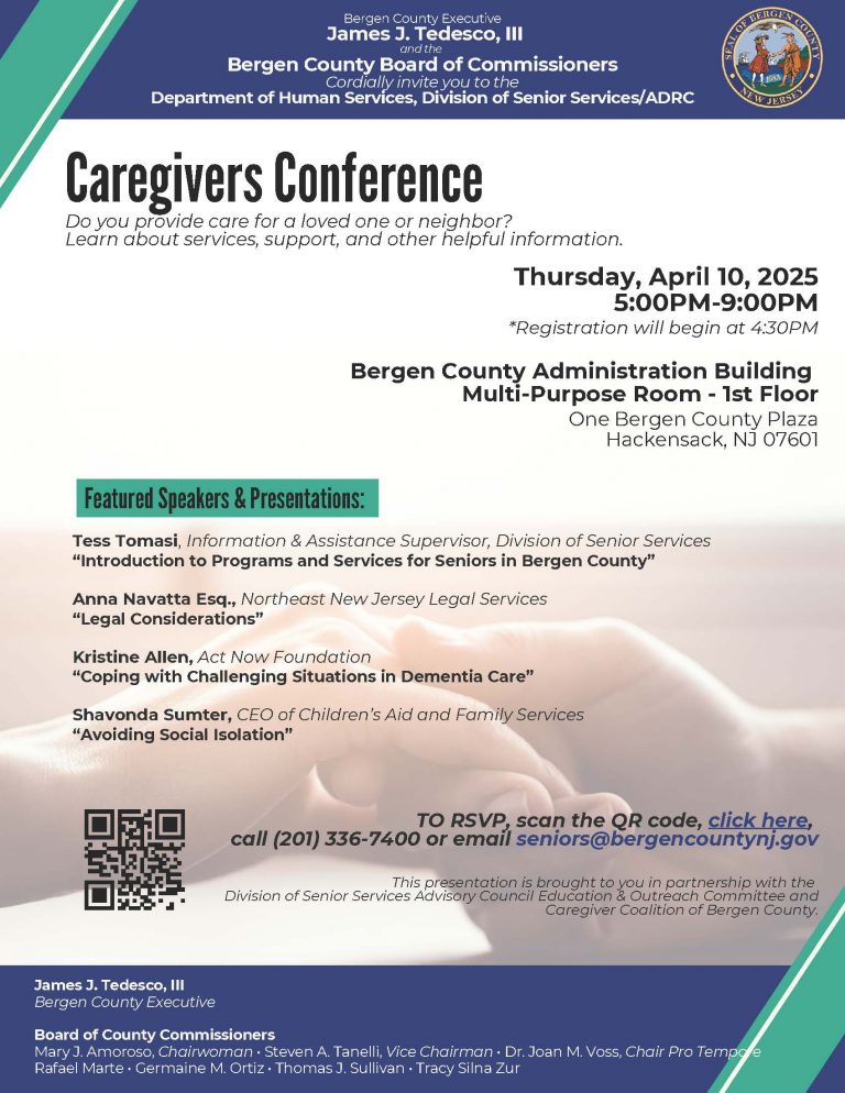 COUNTY SENIOR SERVICES HOSTS ANNUAL CAREGIVERS CONFERENCE