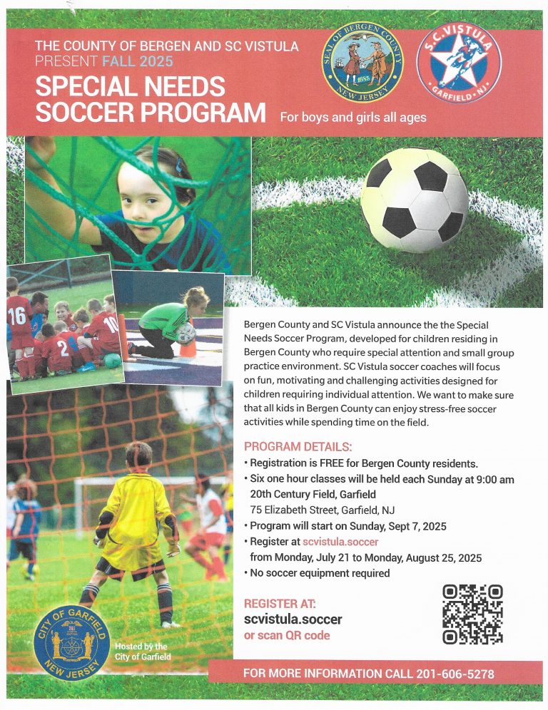 Special opportunity for special needs kids sponsored by the county in the City of Garfield.