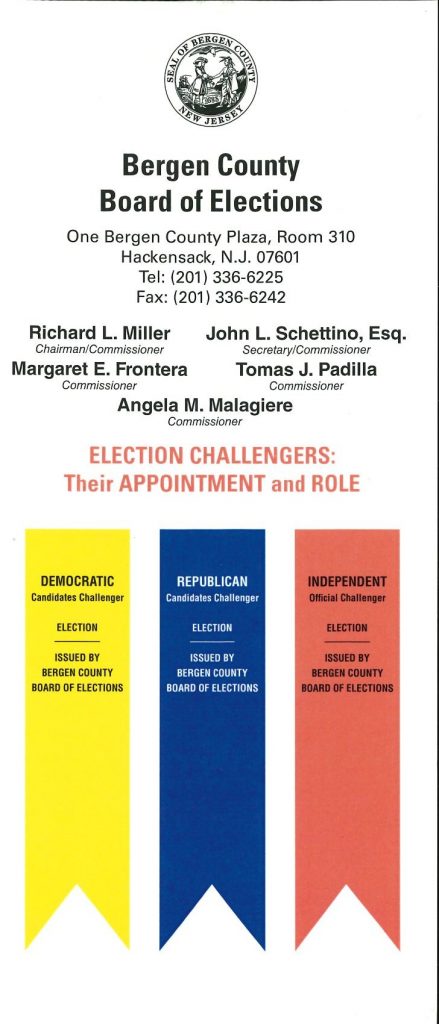 Election challengers and their appointment and role