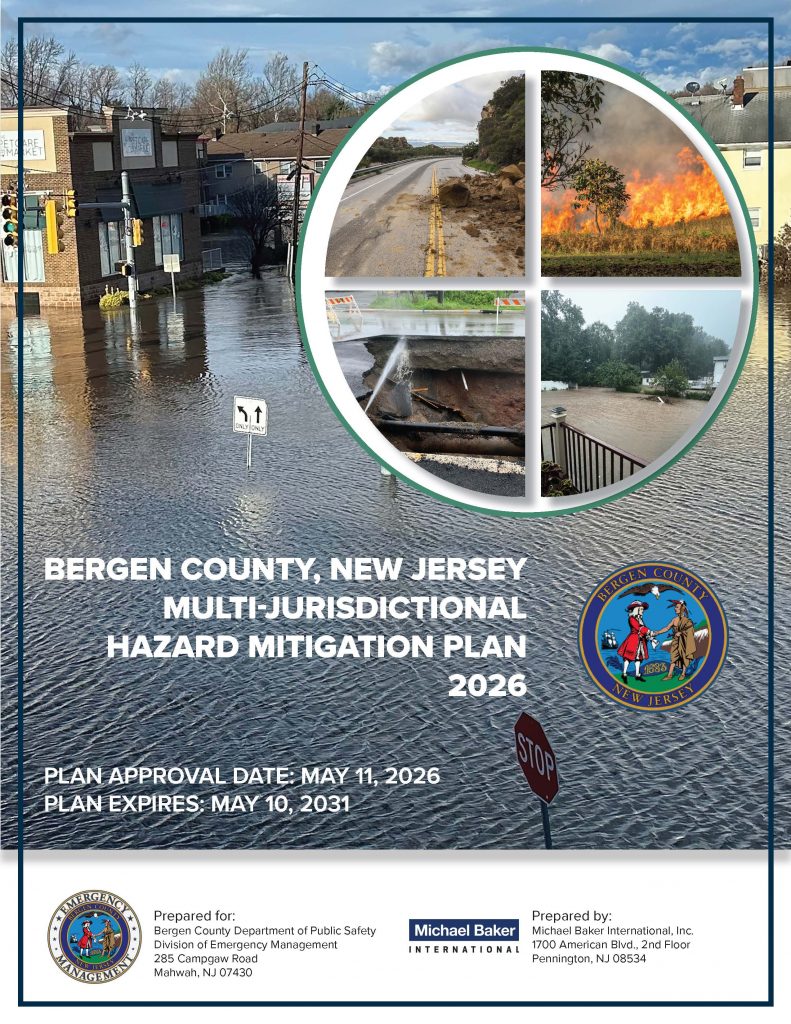 Bergen County Multi-Jurisdictional Hazard Mitigation plan 2026