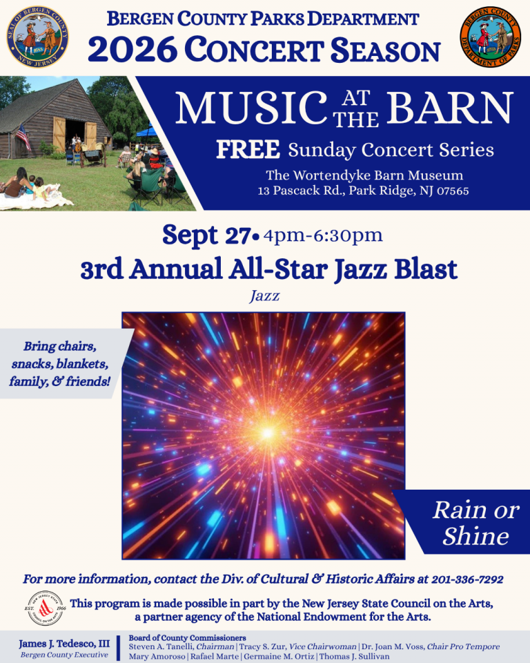 Annual all start jazz blast concert flyer