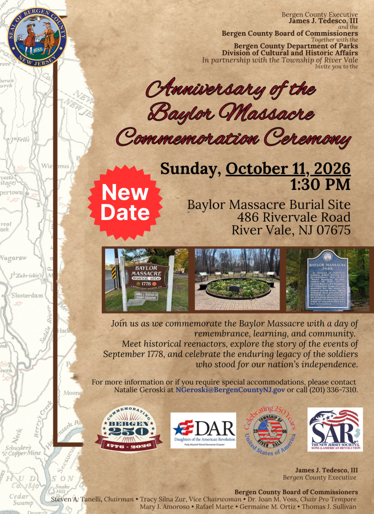 Baylor Massacre Commemoration Ceremony rescheduled