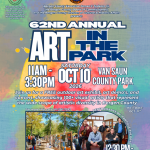 2026 Art in the Park flyer